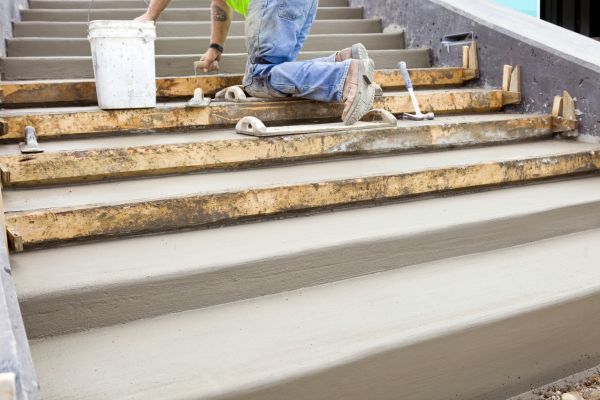 Concrete Steps Pouring in Oroville