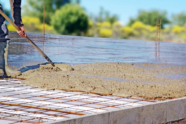Cement Slab Laying in Oroville