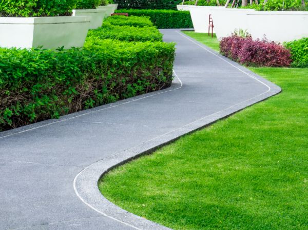 Walkway Curb Installation in Oroville