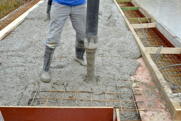 Concrete Base Construction in Oroville