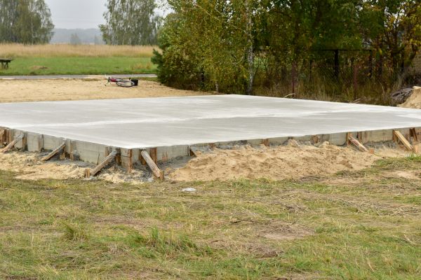 Slab Foundation Installation in Oroville