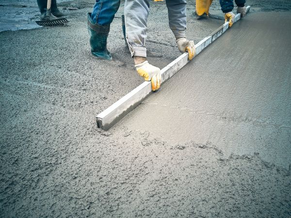 Cement Slab Installation in Oroville