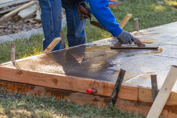Patio Slab Construction in Oroville