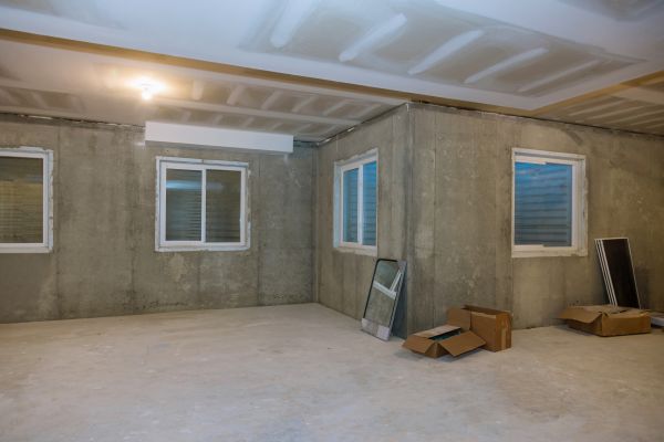 Basement Concrete Installation in Oroville
