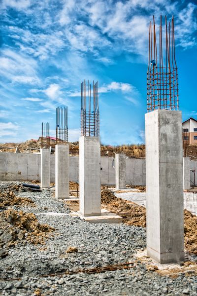Concrete Footer Pouring in Oroville