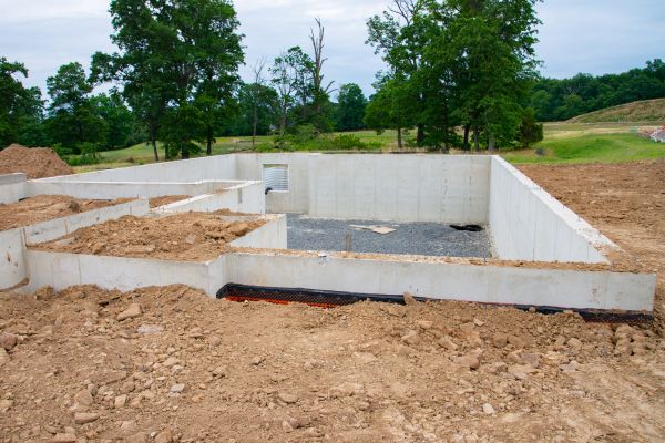 Basement Foundation Pouring in Oroville