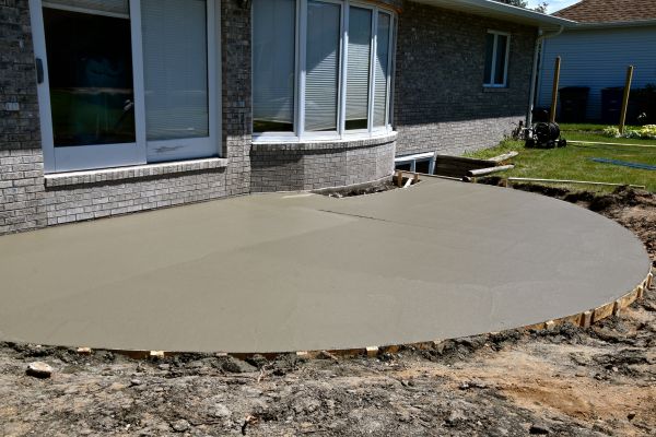 Deck Concrete Construction in Oroville