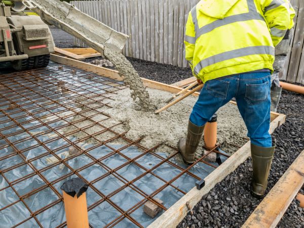 Basement Slab Pouring in Oroville