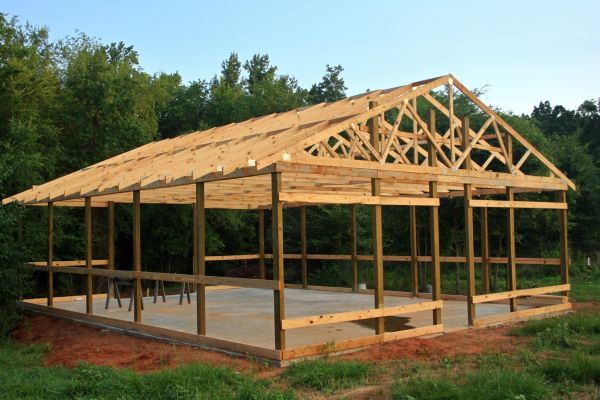 Barn Pad Installation in Oroville