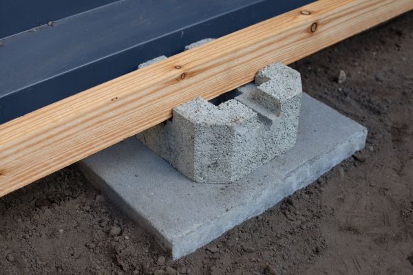Deck Footing Construction in Oroville
